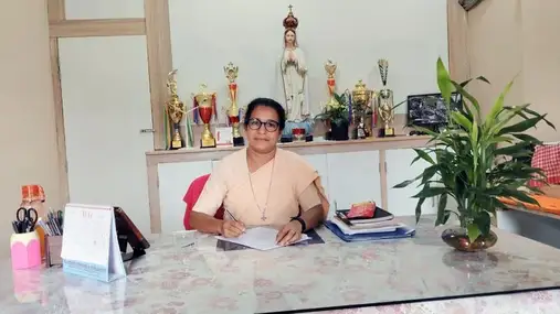 Sr. Rose C.J (Shally Devassy), Principal of Holy Cross School
